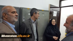 بازدید مدیر کل امور مالی سازمان مرکزی از پردیس ها و مراکز استان خوزستان