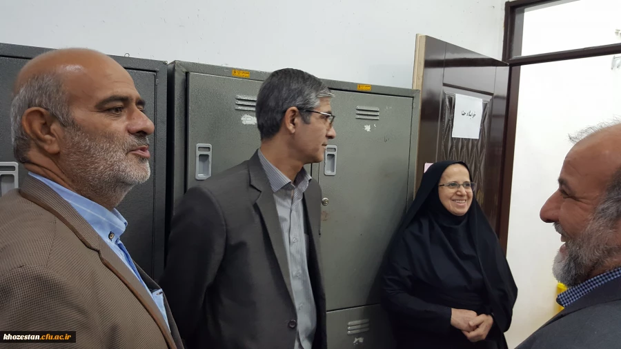 بازدید مدیر کل امور مالی سازمان مرکزی از پردیس ها و مراکز استان خوزستان