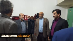 بازدید مدیر کل امور مالی سازمان مرکزی از پردیس ها و مراکز استان خوزستان
