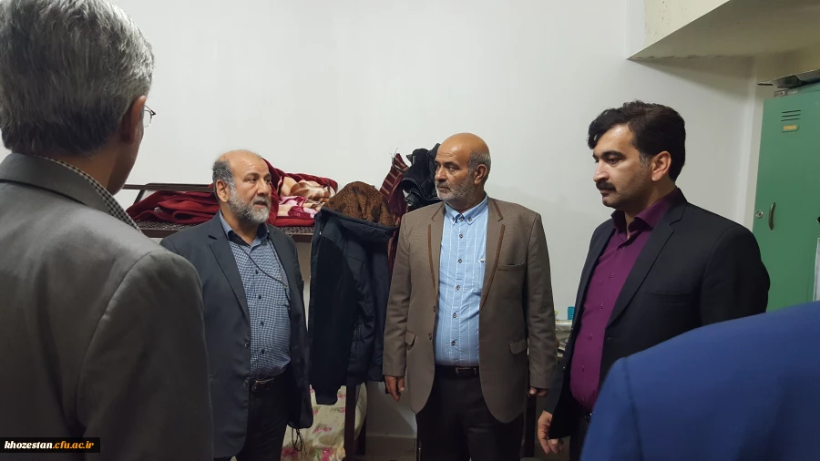 بازدید مدیر کل امور مالی سازمان مرکزی از پردیس ها و مراکز استان خوزستان