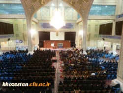 دیداردانشجو معلمان مرکز آموزش عالی خدیجه کبری (س) دزفول با حجه الاسلام و المسلمین قرائتی رئیس محترم اقامه نماز کشور