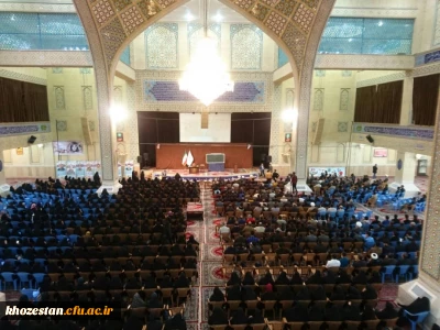 دیدار دانشجو معلمان مرکز آموزش عالی خدیجه کبری(س)دزفول  با حجه الاسلام و المسلمین قرائتی رئیس محترم اقامه نماز کشور 