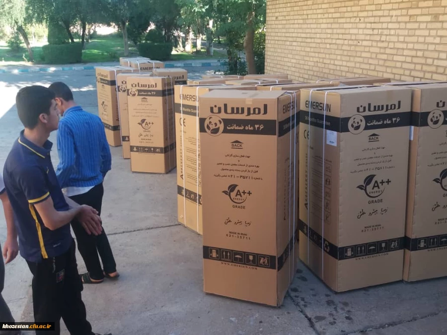 ارسال نیازمندی ها سراهای دانشجویی از از سازمان مرکزی دانشگاه فرهنگیان به استان خوزستان