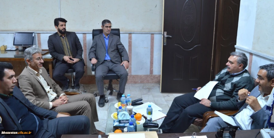 بازدید مدیر کل برنامه و بودجه سازمان مرکزی و هیأت همرا ه از مدیریت امور پردیس های استان خوزستان 