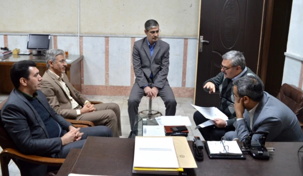 بازدید مدیر کل برنامه و بودجه سازمان مرکزی و هیأت همرا ه از مدیریت امور پردیس های استان خوزستان 