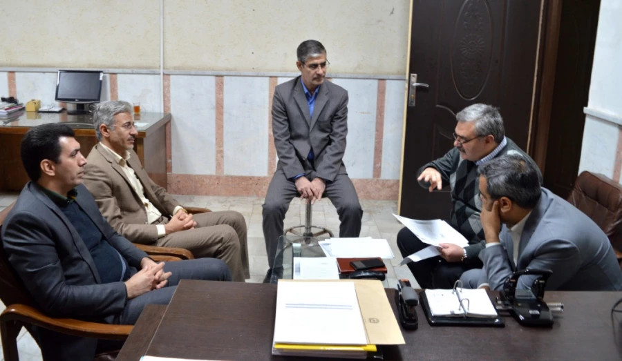 بازدید مدیر کل برنامه و بودجه سازمان مرکزی و هیأت همرا ه از مدیریت امور پردیس های استان خوزستان 