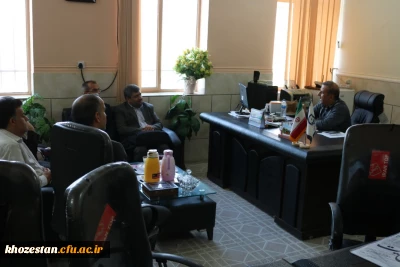 بازدید مسئول سامانه گلستان سازمان مرکزی از پردیس رسول اکرم (ص) اهواز 