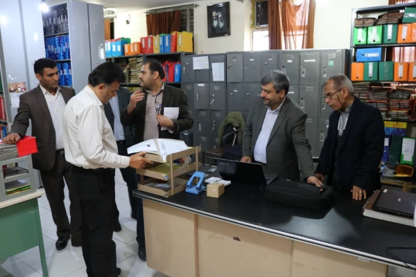 بازدید مسئول سامانه گلستان سازمان مرکزی از پردیس رسول اکرم (ص) اهواز