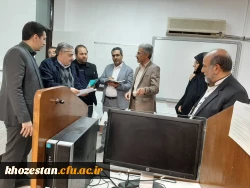 بازدید مدیر کل برنامه و بودجه سازمان مرکزی و هیأت همراه از پردیس فاطمه زهرا (س) اهواز 