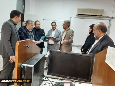 بازدید مدیر کل برنامه و بودجه سازمان مرکزی و هیأت همراه از پردیس فاطمه زهرا (س) اهواز 