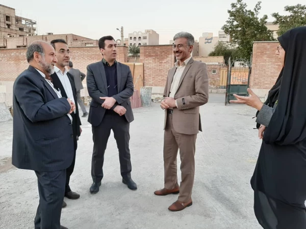 بازدید مدیر کل برنامه و بودجه سازمان مرکزی و هیأت همراه از پردیس فاطمه زهرا (س) اهواز 