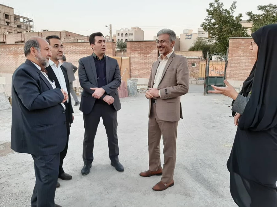 بازدید مدیر کل برنامه و بودجه سازمان مرکزی و هیأت همراه از پردیس فاطمه زهرا (س) اهواز 