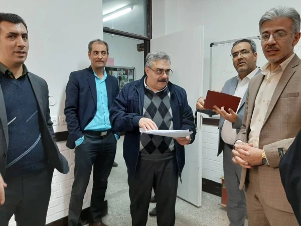 بازدید مدیر کل برنامه و بودجه سازمان مرکزی و هیأت همراه از پردیس فاطمه زهرا (س) اهواز 