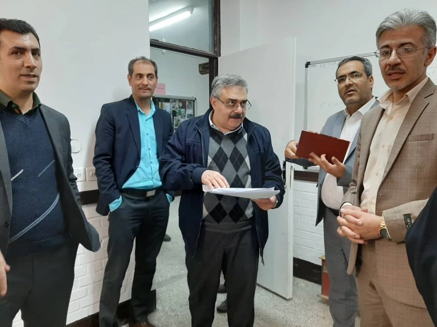 بازدید مدیر کل برنامه و بودجه سازمان مرکزی و هیأت همراه از پردیس فاطمه زهرا (س) اهواز 