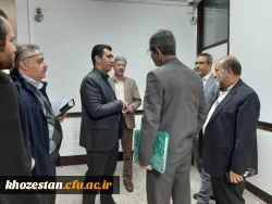 بازدید مدیر کل برنامه و بودجه سازمان مرکزی و هیأت همراه از پردیس فاطمه زهرا (س) اهواز 