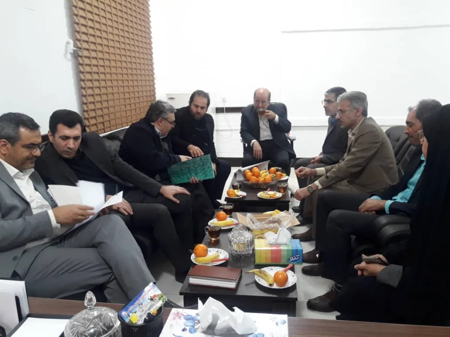 بازدید مدیر کل برنامه و بودجه سازمان مرکزی و هیأت همراه از پردیس فاطمه زهرا (س) اهواز 