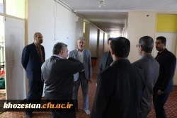 بازدید مدیر کل برنامه و بودجه سازمان مرکزی و هیأت همراه از پردیس رسول اکرم (ص) اهواز 