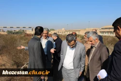 بازدید مدیر کل برنامه و بودجه سازمان مرکزی و هیأت همراه از پردیس رسول اکرم (ص) اهواز 