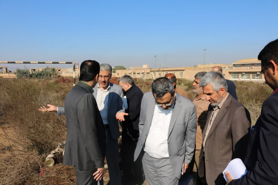 بازدید مدیر کل برنامه و بودجه سازمان مرکزی و هیأت همراه از پردیس رسول اکرم (ص) اهواز 