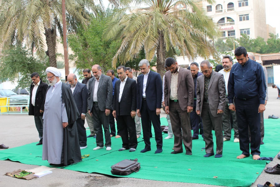 برگزاری مراسم عزاداری شهادت سردار سپهبد حاج قاسم سلیمانی در پردیس فاطمه زهرا (س) اهواز 