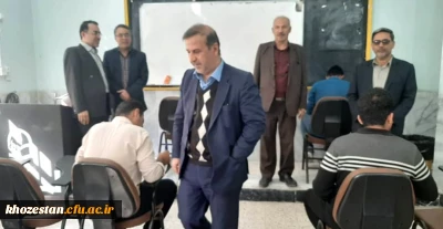 بازدید سرپرست پردیس رسول اکرم (ص) اهواز از روند برگزاری امتحانات