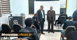 بازدید سرپرست پردیس رسول اکرم (ص) اهواز از روند برگزاری امتحانات