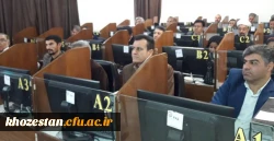 کارگاه نحوه اجرای دروس رسمی الکترونیکی اساتید دانشگاه فرهنگیان استان خوزستان 