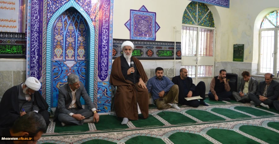 برگزاری مراسم فاطمیه (س) در مدیریت امور پردیس های استان خوزستان