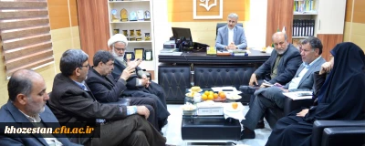 پنجمین جلسه شورای مدیریت،نظارت و ارزیابی وتوسعه منابع انسانی در مدیریت امور پردیس های استان خوزستان برگزار شد