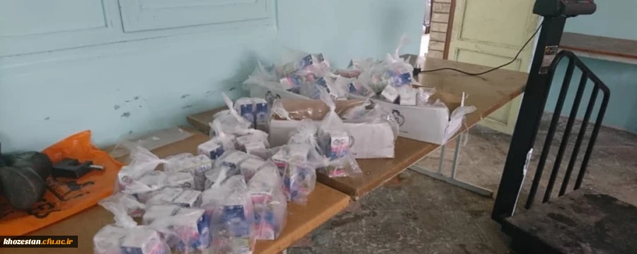 رزمایش همدلی و کمک مومنانه کارکنان و دانشجویان دانشگاه فرهنگیان خوزستان