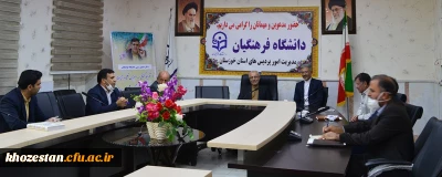 نشست نماینده منتخب شهرستانهای ایذه و باغملک با سرپرست مدیریت امور پردیس های استان خوزستان