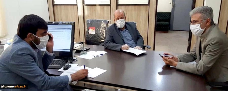نشست مدیریت دانشگاه فرهنگیان استان با ریاست صدا و سیمای خوزستان