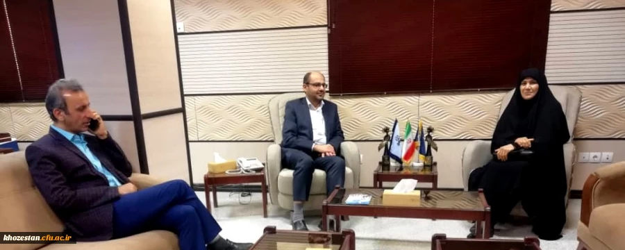 دیدار سرپرست مرکز اروند با مدیر صدا و سیمای مرکز آبادان