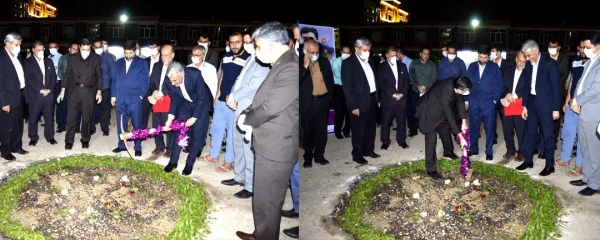 بهره برداری و کلنگ زنی دوپروژه عمرانی دانشگاه فرهنگیان در اهواز