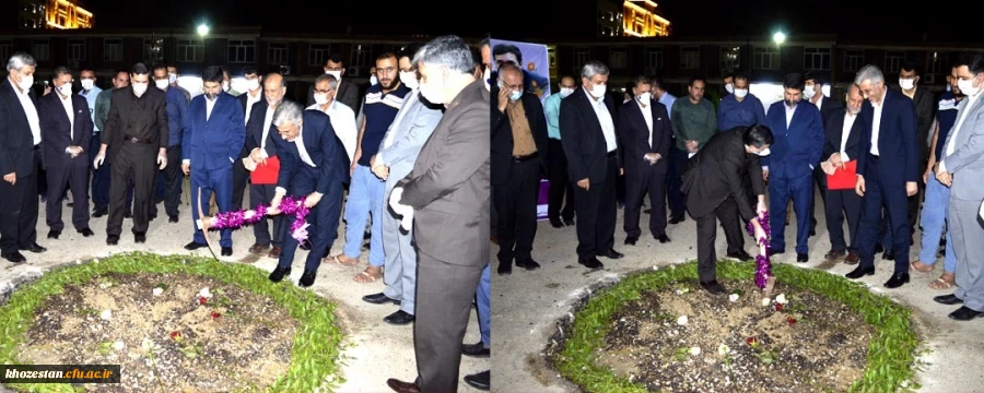 بهره برداری و کلنگ زنی دوپروژه عمرانی دانشگاه فرهنگیان در اهواز