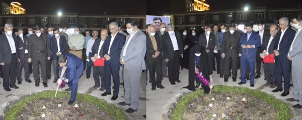 بهره برداری و کلنگ زنی دوپروژه عمرانی دانشگاه فرهنگیان در اهواز