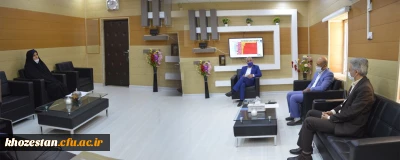 دردفتر مدیریت استان خوزستان برگزار شد؛

نشست مدیر دانشگاه فرهنگیان استان با مدیر کل سازمان فنی و حرفه ای خوزستان