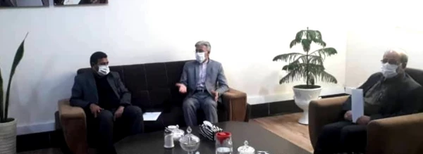 نشست مدیر دانشگاه فرهنگیان استان با نماینده شهرستان خرمشهر جهت راه اندازی مرکز پسرانه