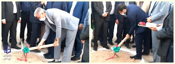 آیین کلنگ زنی خوابگاه مرکز دخترانه دانشگاه فرهنگیان در بهبهان