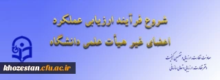 از سوی معاونت نظارت،ارزیابی و تضمین کیفیت اعلام شد:

 ابلاغ بخشنامه ارزیابی عملکرد سالانه اعضای غیر هیأت علمی دانشگاه فرهنگیان