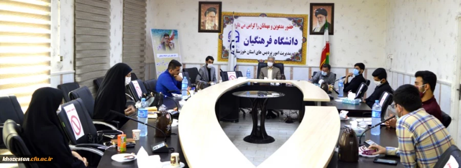 نشست مدیر دانشگاه فرهنگیان خوزستان با اعضای شورای صنفی دانشجویان