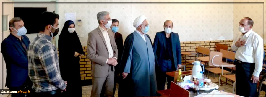 بازدید مدیر دانشگاه فرهنگیان استان از روند مصاحبه داوطلبان ورود به دانشگاه فرهنگیان خوزستان