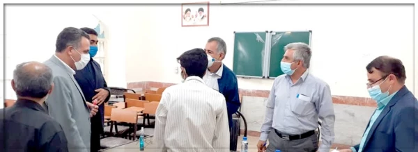 بازدید مدیر دانشگاه فرهنگیان استان از روند برگزاری مصاحبه داوطلبان ورود به دانشگاه فرهنگیان خوزستان