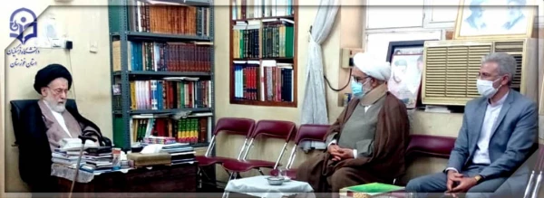 دیدار مدیر دانشگاه فرهنگیان استان با آیت الله شفیعی نماینده مردم خوزستان در مجلس خبرگان رهبری