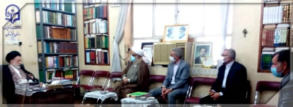 دیدار مدیر دانشگاه فرهنگیان استان با آیت الله شفیعی نماینده مردم خوزستان در مجلس خبرگان رهبری