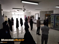 تجمع اعتراض آمیز در محکومیت به اهانت پیامبر اعظم (ص) در پردیس حضرت فاطمه الزهرا(س) اهواز