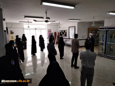 تجمع اعتراض آمیز در محکومیت به اهانت پیامبر اعظم (ص) در پردیس حضرت فاطمه الزهرا(س) اهواز