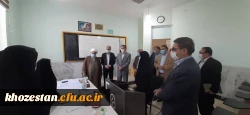 بازدیدرئیس دانشگاه فرهنگیان خوزستان و معاون اداره کل آموزش و پرورش از روز دوم فرایند گزینش و مصاحبه داوطلبان ورود به دانشگاه فرهنگیان 2