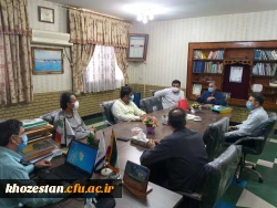 اولین جلسه هماهنگی رئیس محترم  مرکز شیخ انصاری دزفول  2