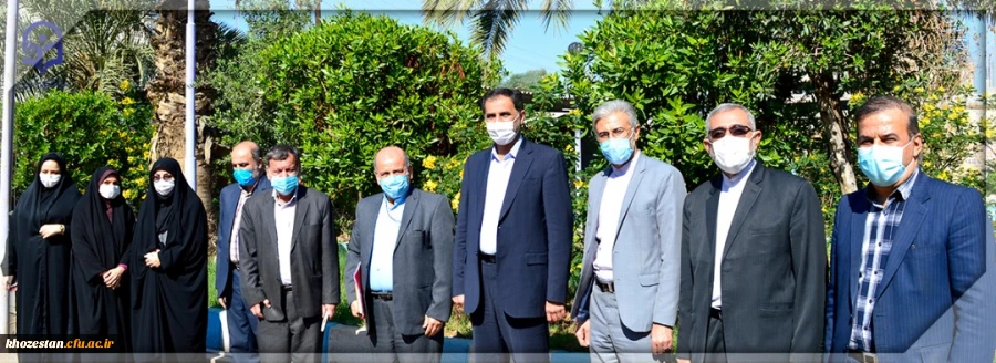 دیدار نماینده مردم(اهواز،کارون،حمیدیه و باوی) در مجلس شورای اسلامی و رئیس مجمع نمایندگان استان با هیأت رئیسه دانشگاه فرهنگیان خوزستان